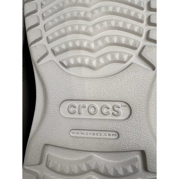 Crocs Santa Cruz Mens Size 11M Slip On BEIGE Triple Comfort Shoes Loafers 204834 - Picture 11 of 12